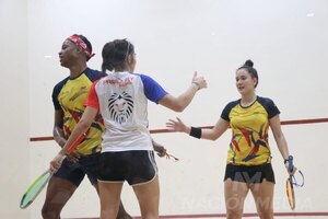 En Squash, Paraguay se colgó la medalla de Plata