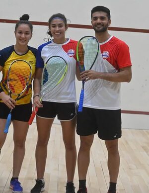 Odesur: Squash es de plata en dobles mixto - Polideportivo - ABC Color