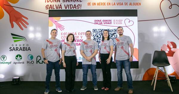 La Nación / Grupo Sarabia y el Hemocentro de Ciudad del Este lanzan la campaña ¡Doná Sangre, Salvá Vidas!