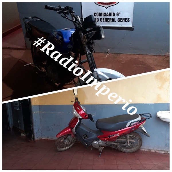 Policía recuperó en las últimas horas dos motocicletas robadas - Radio Imperio