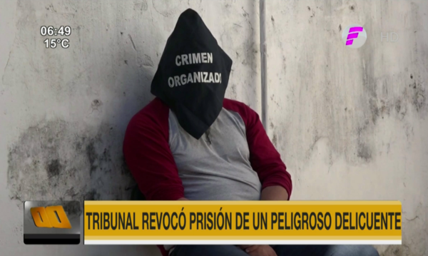 Tribunal revocó prisión de un peligroso delincuente | Telefuturo