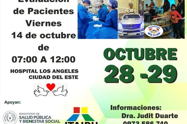 Realizarán cirugías gratuitas a niños de escasos recursos