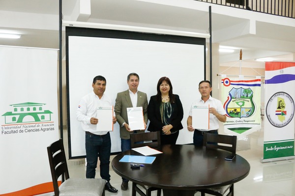 Municipalidad de Filadelfia y Boquerón firmaron convenio de cooperación con la Facultad de Ciencias Agrarias UNA