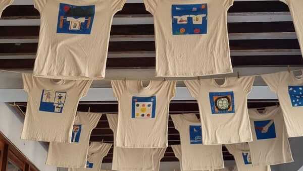 Diario HOY | Muestra de camisetas artesanales y cerámica noborigama en el CPJ