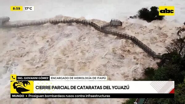Cierre parcial de Cataratas del Yguazú - ABC Noticias - ABC Color