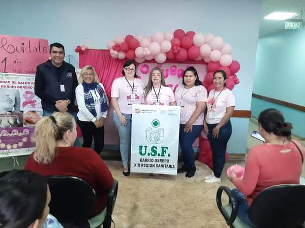 Realizan charla sobre prevención del cáncer de mama en laUSF de barrio Obrero - Radio Imperio