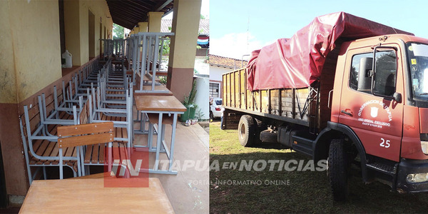 GOBERNACIÓN ENTREGA DE MOBILIARIOS A INSTITUCIONES EDUCATIVAS DEL SUR DEPARTAMENTAL