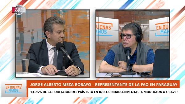 El 25 % de la población del país está en inseguridad alimentaria moderada o grave - Megacadena — Últimas Noticias de Paraguay
