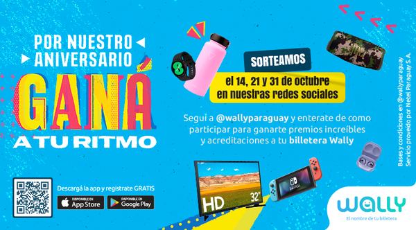 Diario HOY | Ganá a tu ritmo con el Aniversario de Wally