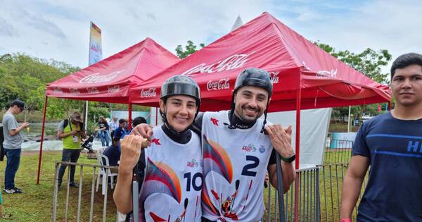 La Nación / Paraguay con doble plata: Ana Paula y Leonardo se destacaron en canotaje slalom C1