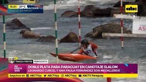Doble plata para Paraguay en canotaje Slalom - Ensiestados - ABC Color