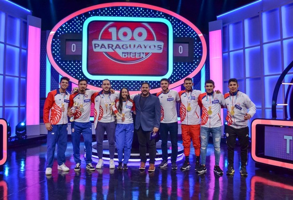 ¡Medallistas nacionales se enfrentaron en “100 Paraguayos Dicen”! - trece