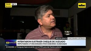 Imputarán a funcionario por soborno agravado - ABC Noticias - ABC Color