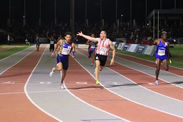 Paraguay se llevó una histórica medalla de plata en relevos 4x100