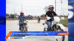 Unirán más lazos a través del Octubre Rosa sobre ruedas en recorrida en el Chaco