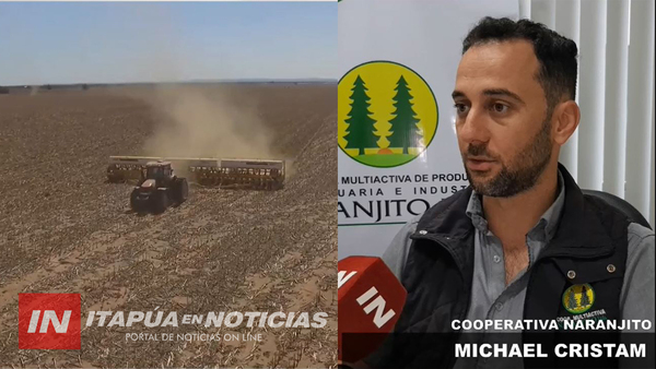 ZAFRA SOJERA AVANZA EN PORCENTAJE DE SIEMBRA EN ITAPÚA