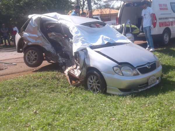 Accidente deja una mujer fallecida en Bella Vista
