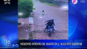 Delincuentes asaltan a jóvenes en J. Augusto Saldívar
