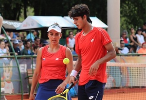 Paraguay gana la medalla de oro en Tenis Dobles Mixtos