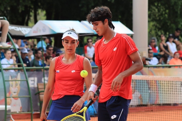 Cepede y Vallejo logran el oro en el Dobles mixto de Tenis - Megacadena — Últimas Noticias de Paraguay