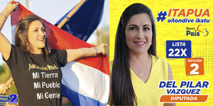 DEL PILAR VÁZQUEZ : «IRÉ AL CONGRESO A REPRESENTAR A TODO ITAPÚA»
