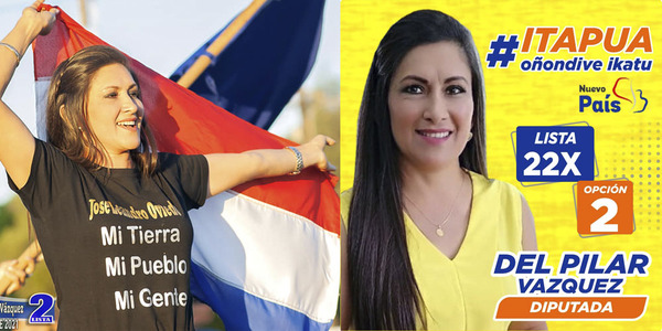 DEL PILAR VÁZQUEZ : «IRÉ AL CONGRESO A REPRESENTAR A TODO ITAPÚA»