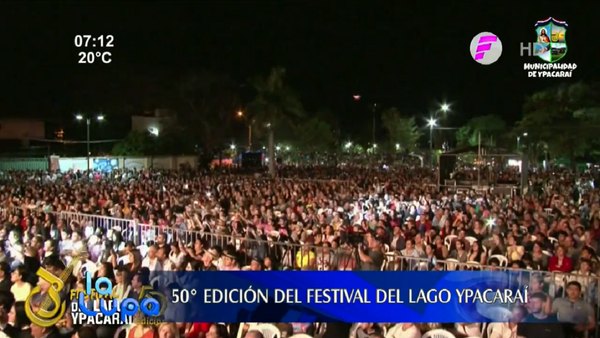 Festival del Lago Ypacarai prosigue esta noche y culmina el domingo