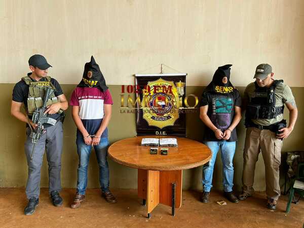 Fiscalía imputa a sujetos detenidos con paquetes de cocaína en la línea internacional - Radio Imperio
