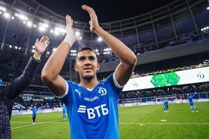 “Choco” Fernández anota el gol de la victoria para el Dínamo Moscú - Fútbol Internacional - ABC Color