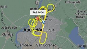Llamativo sobrevuelo de avión brasileño en Paraguay causa susto