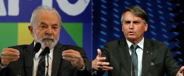 Bolsonaro y Lula se enfrentan en primer debate hacia el balotaje en Brasil
