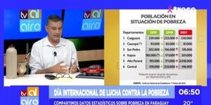 Con Cartes, 200 mil personas fuera de la zona de pobreza; con Marito, 300 mil nuevos pobres, resaltan