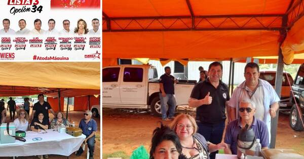 La Nación / Fuerza Republicana utiliza las jornadas de vacunación para hacer proselitismo