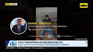 Fuga y recaptura de tres reos del PCC - Periodísticamente - ABC Color