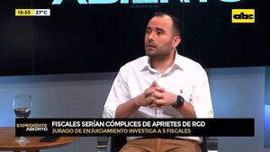 Fiscales serían cómplices de aprietes de RGD - ABC Noticias - ABC Color