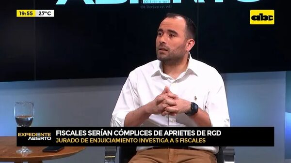 Fiscales serían cómplices de aprietes de RGD - ABC Noticias - ABC Color