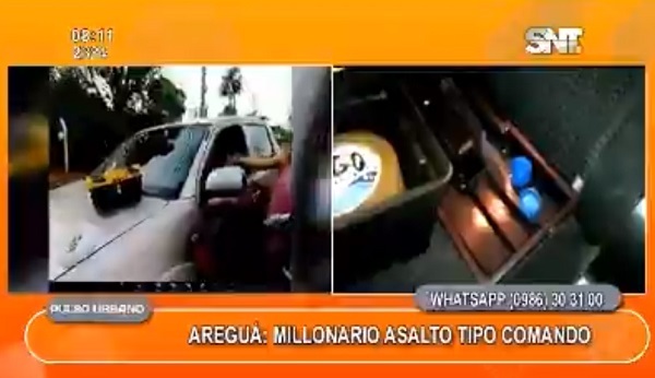 Delincuentes se llevan más de G. 75 millones en asalto - Paraguaype.com