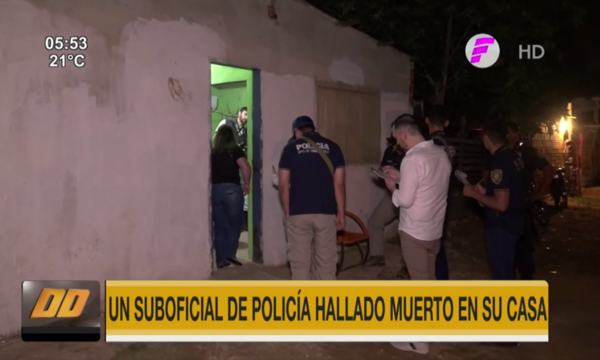 Hallan muerto a un policía en su vivienda | Telefuturo