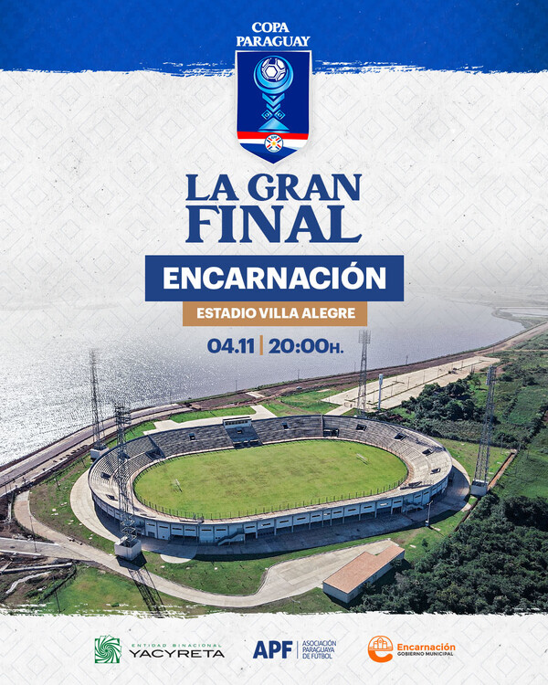 Final de la Copa Paraguay se jugará en Encarnación - .::Agencia IP::.