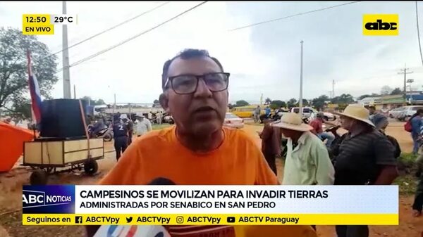 Campesinos se movilizan - ABC Noticias - ABC Color
