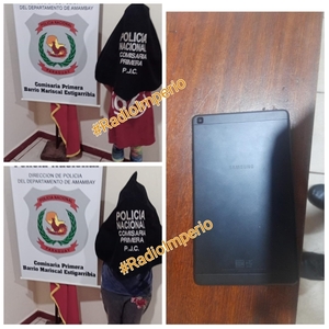 Dos mujeres fueron detenidas por la policía con una tablet hurtada - Radio Imperio
