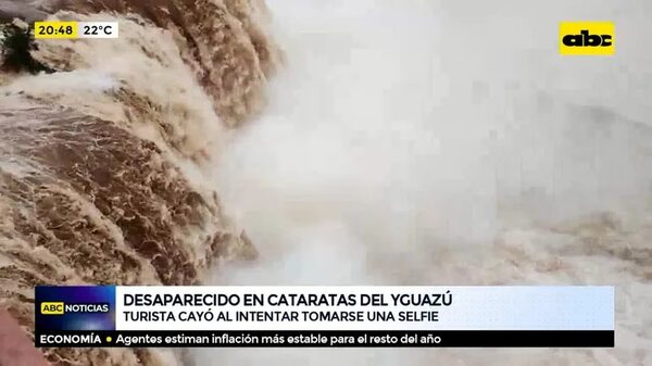 Turista cayó a las Cataratas del Yguazú al intentar tomarse una selfie - ABC Noticias - ABC Color
