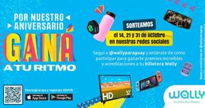 La Nación / Ganá a tu ritmo con el aniversario de Wally