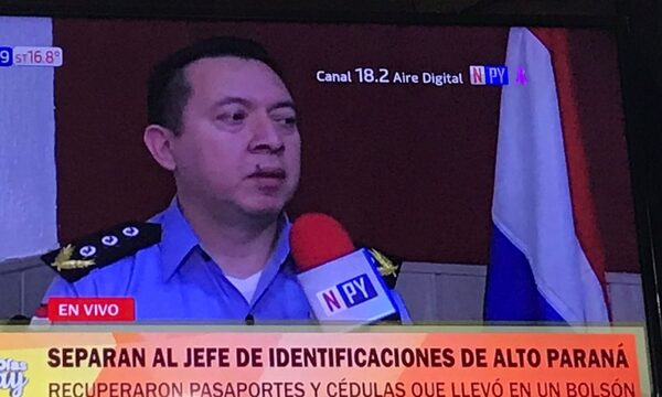 Separan a jefe de Identificaciones de CDE tras extravío de bolsón cargado con documentos