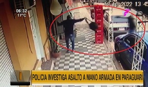 Roban G. 67 millones en asalto a mano armada en Paraguarí