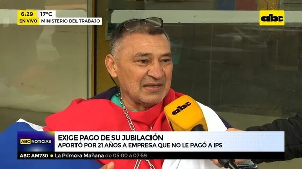 Exige pago de su jubilación - ABC Noticias - ABC Color