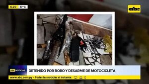 Dos detenidos tras hurto de una motocicleta - ABC Noticias - ABC Color