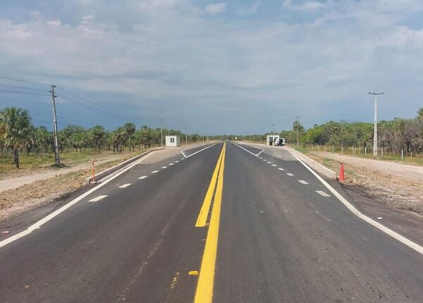 Finalizó rehabilitación del primer tramo de 49 km de la ruta Pozo Colorado – Concepción - .::Agencia IP::.