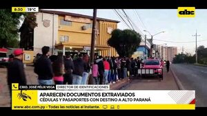 Aparecen documentos extraviados - ABC Noticias - ABC Color