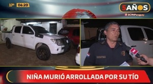 Niña de cinco años fallece arrollada accidentalmente por su tío en Limpio